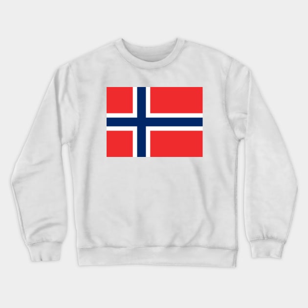 Flag of Norway Crewneck Sweatshirt by COUNTRY FLAGS